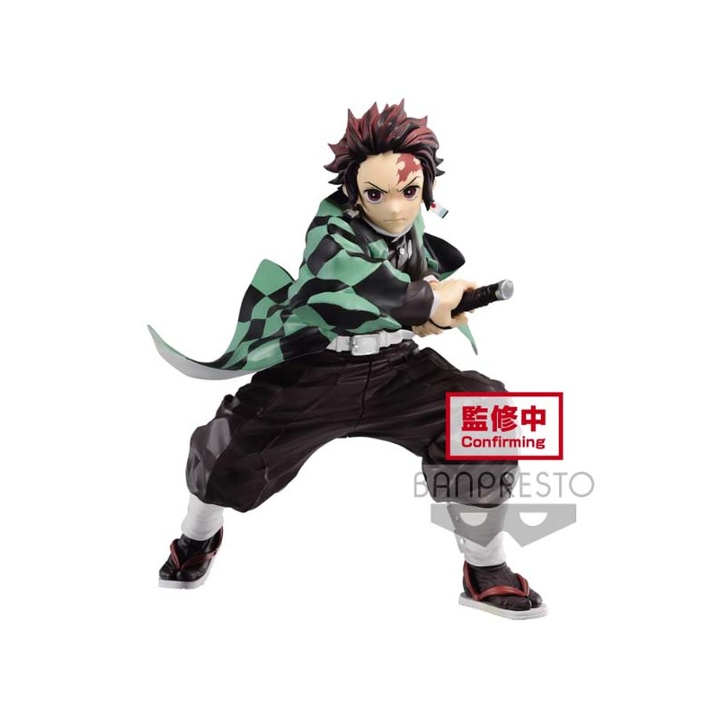 Boneco Action Figure Tanjiro Demon Slayer Bandai + Chaveiro