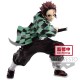 Boneco Demon Slayer Kimetsu no Yaiba Tanjiro Kamado Maximatic Bandai Banpresto