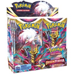 Box 36 Booster Cards Pokémon Espada e Escudo 11 Origem Perdida Copag