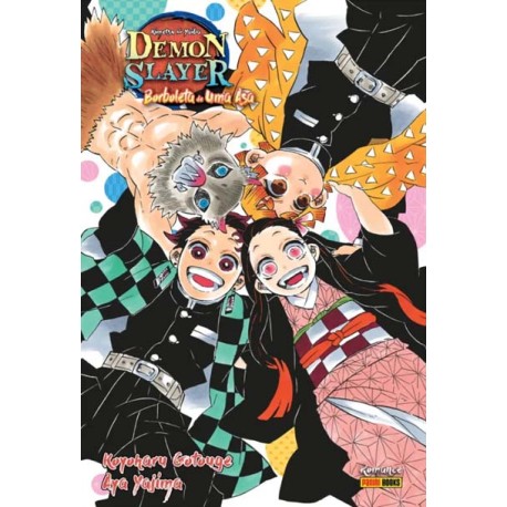 Mangá Demon Slayer Kimetsu No Yaiba Borboleta de uma Asa