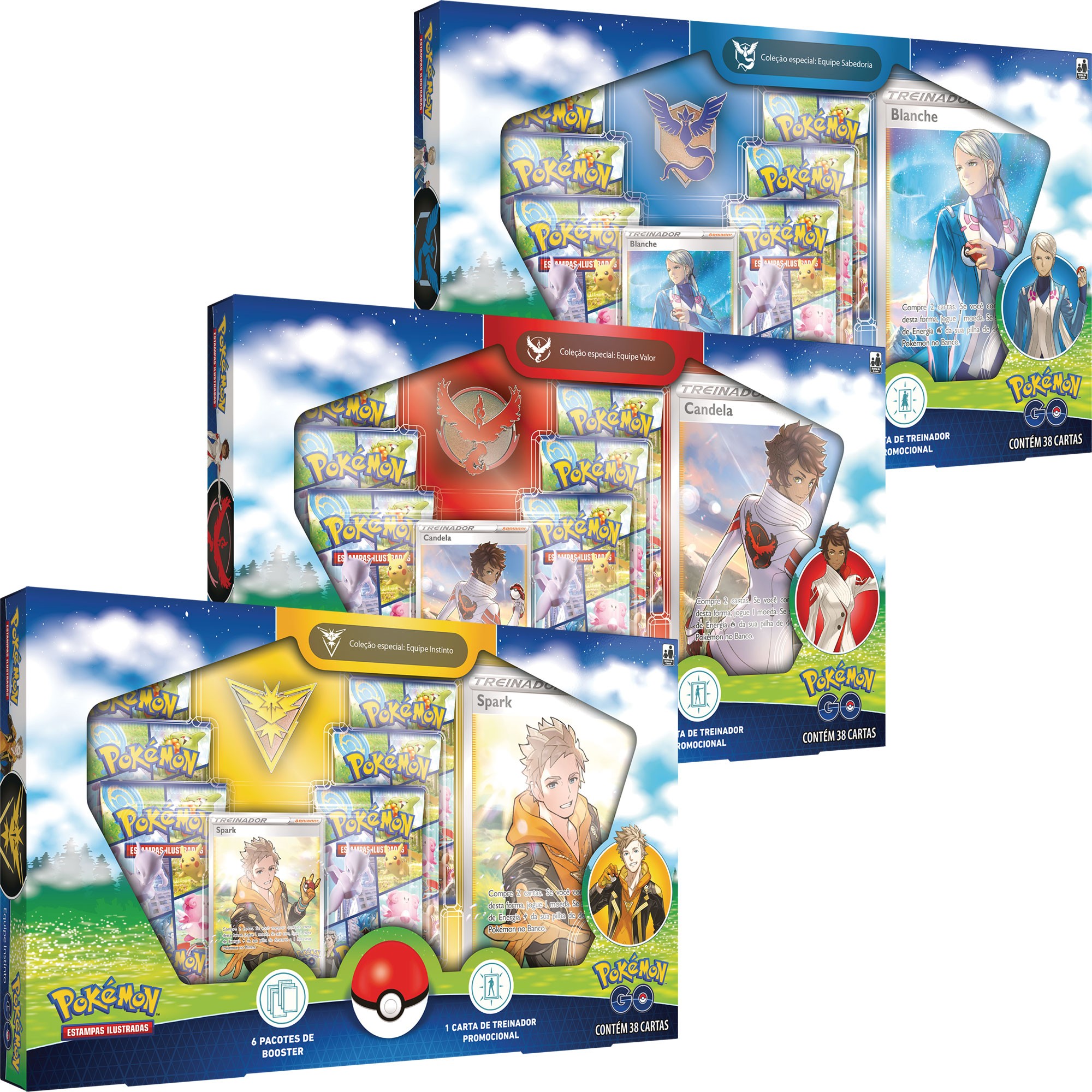 Pokemon Box - Coleção Especial - Equipe Instinto - Spark - Ri Happy