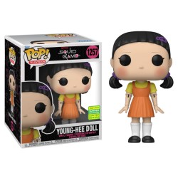 Boneco Round 6 Squid Game Young-hee Doll Summer Convention 2022 Limited Edition Super Sized Funko Pop 1257