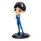 Boneco Evangelion New Theatrical Shinji Ikari Plugsuit Style Q Posket Bandai Banpresto