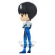 Boneco Evangelion New Theatrical Shinji Ikari Plugsuit Style Q Posket Bandai Banpresto