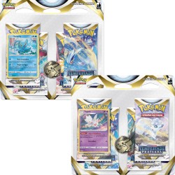 2 Quádruplo Pack Pokémon Espada e Escudo 12 Tempestade Prateada Togetic e Manaphy Copag