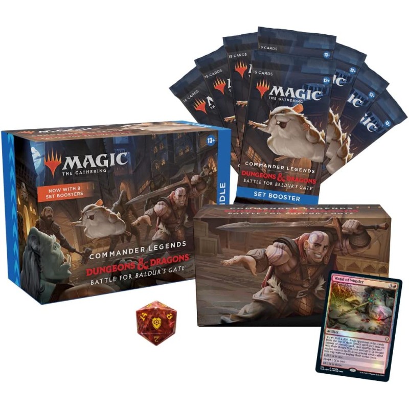 Bundle Magic: The Gathering Commander Legends Dungeons & Dragons Battle for  Baldur's Gate Wizard of the Coast