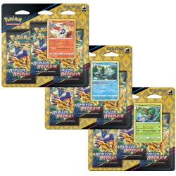 3 Triple Pack Pokémon Realeza Absoluta Cinderace, Inteleon e Rillaboom Copag