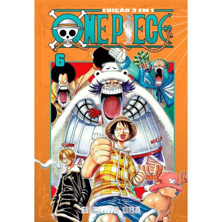 Mangá One Piece 3 em 1 Volume 6