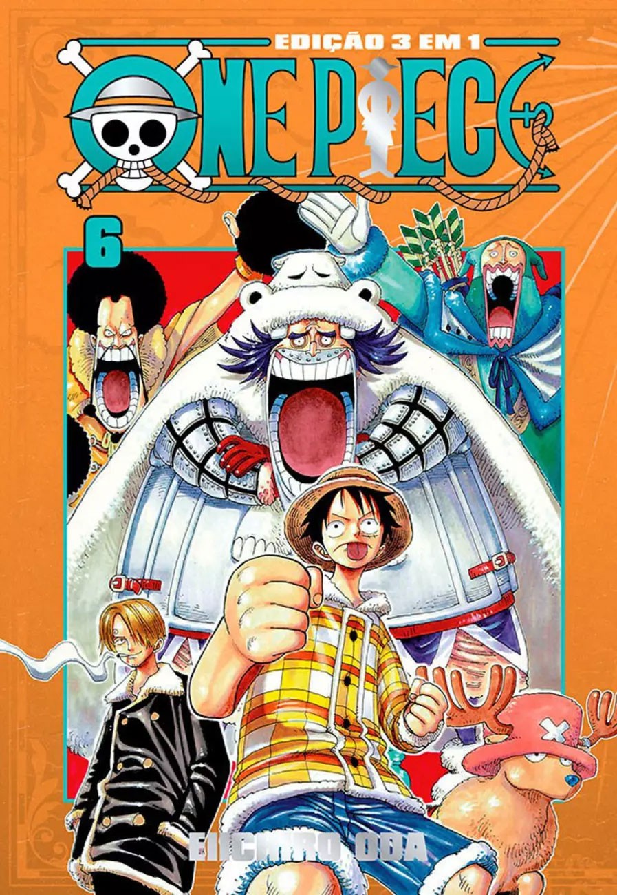 One Piece 3 Em 1 Mangá Vol. 1 Nova Coleção em Português - Mangá