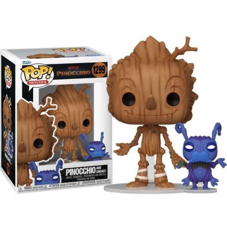 Boneco Netflix Pinocchio and Cricket Pop Funko 1299