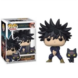 Boneco Jujutsu Kaisen Megumi Fushiguro With Divine Dog Pop Funko 1112