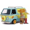 Miniatura Mystery Machine com Scooby-Doo e Shaggy 1:24 Metals Die Cast Jada