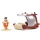 Miniatura The Flintstones Fred Flintstone e Flintmobile escala 1:32  Jada