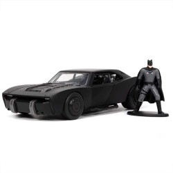 Miniatura The Batman Batmobile e Batman escala 1:32 Jada