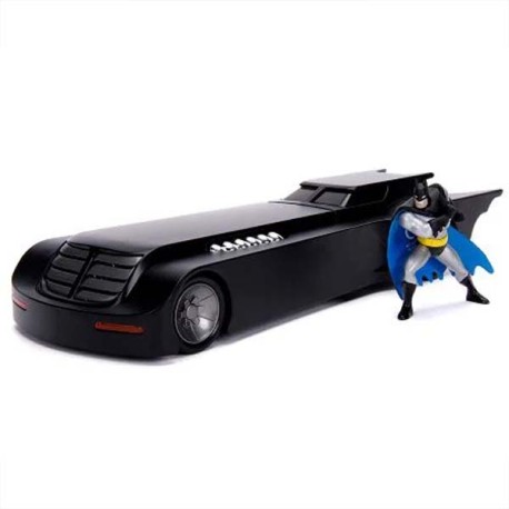 Miniatura Batman The Animated Series Batmobile e Batman escala 1:24 Jada