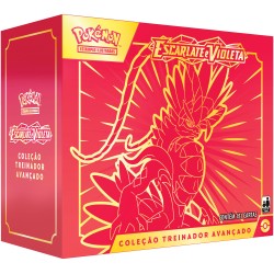 3 Box Pokémon Coleção Paldea Fuecoco, Sprigatito e Quaxly com Broche e Carta  Gigante Koraidon e Miraidon EX Copag