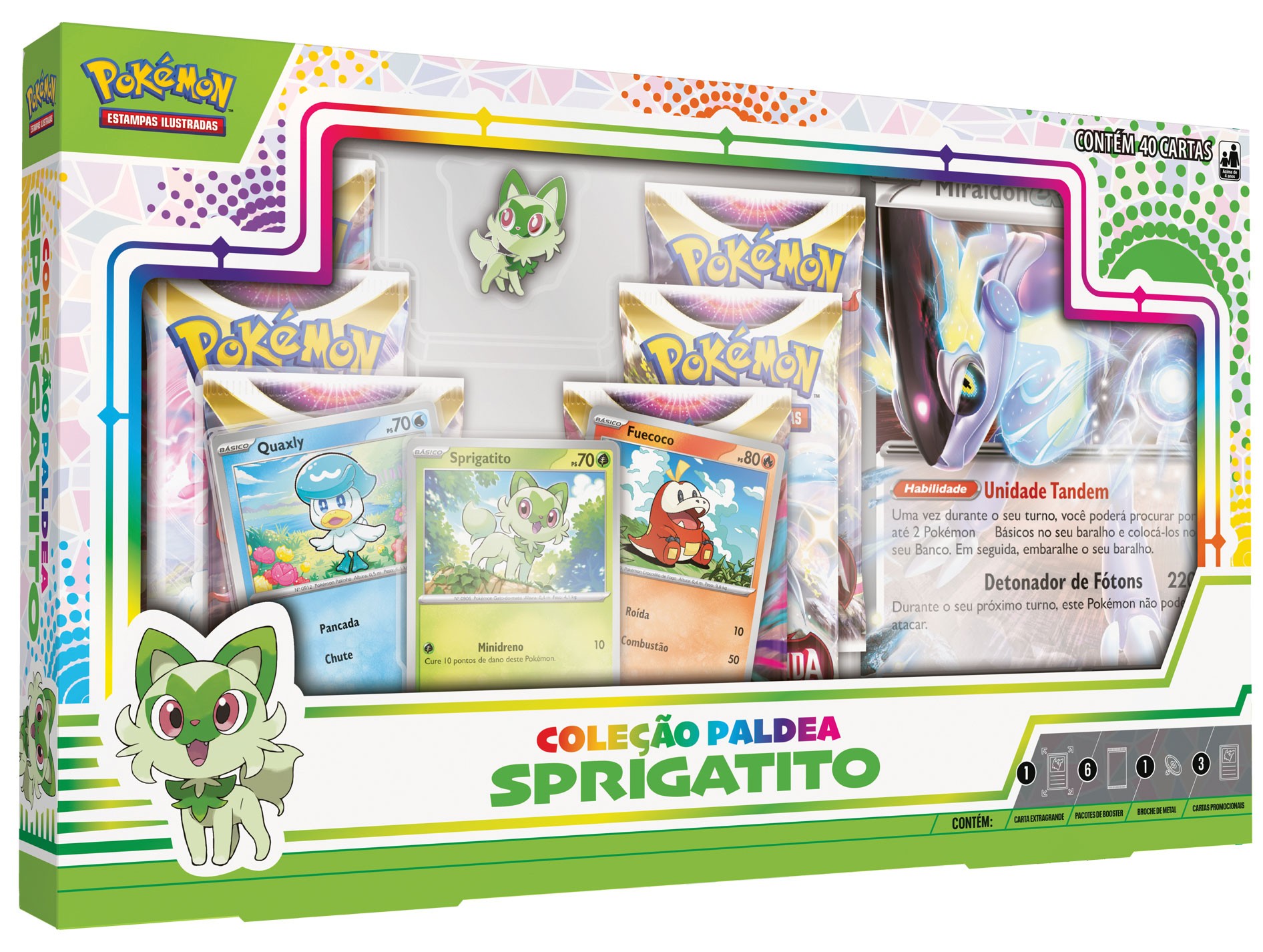 Box Coleção Lendas De Paldea Miraidon Koraidon Ex Pokemon - Loja Zuza  Brinquedos