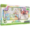 Box Pokémon Coleção Paldea Sprigatito com Broche e Carta Gigante Koraidon EX Copag