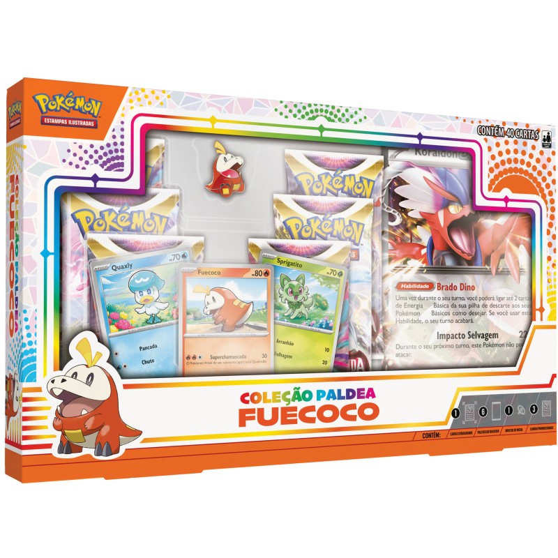 Box Pokémon Lendas De Paldea Koraidon Ex - Copag Loja