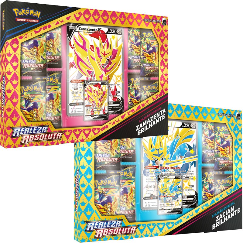 Pokemon Box de Coleção Especial Realeza Absoluta Jogo de Cartas Copag 32191