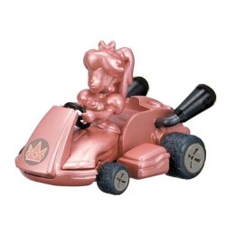 Miniatura Nintendo Mario Kart Princesa Peach Rose PullBack Fun Tomy