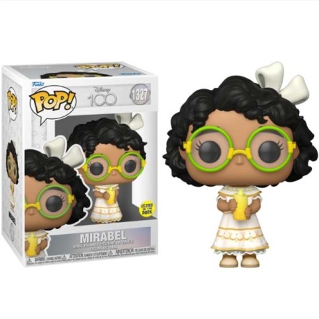 Boneco Disney 100 Anos Encanto Mirabel Madrigal Glows in The Dark Pop Funko 1327