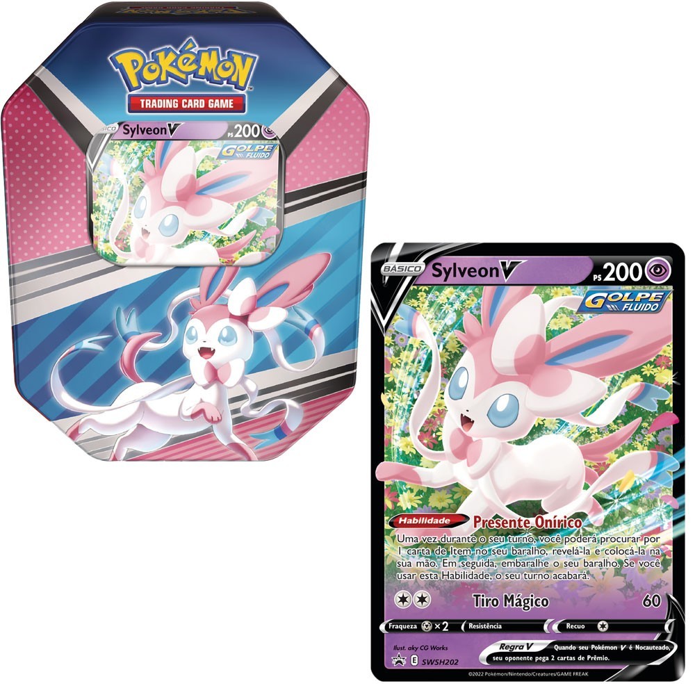 Pokemon Lata - Celebração de Evolução - Sylveon-Gx - MP Brinquedos