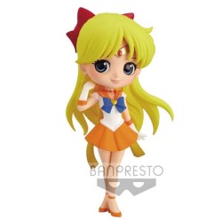 Boneco Sailor Moon Eternal Super Sailor Venus Q Posket Bandai Banpresto
