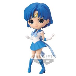 Boneco Sailor Moon Eternal Super Sailor Mercury Q Posket Bandai Banpresto