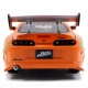 Miniatura Fast & Furious Brian & Toyota Supra escala 1:24  Jada