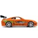 Miniatura Fast & Furious Velozes e Furiosos Toyota Supra escala 1:24  Jada