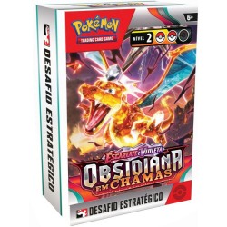Desafio Estratégico Pokémon Escarlate e Violeta Obsidiana em Chamas Copag