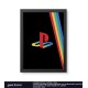 Quadro Decorativo PlayStation Stripes geek.frame