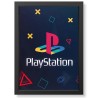 Quadro Decorativo PlayStation Colors geek.frame