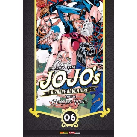 Mangá Jojo's Bizarre Adventure Parte 5 Golden Wind Volume 06