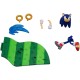 Diorama Completo Sonic The Hedgehog Craftables Constructibles Sonic, Amy, Tails, Shadow e Knuckles Just Toys