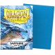 Sleeves Protetor Para Cards Dragon Shield Sapphire Matte Standard Size 100 unidades