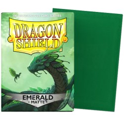 Sleeves Protetor Para Cards Dragon Shield Emerald Matte Standard Size 100 unidades