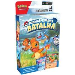 Baralho Minha Primeira Batalha Pokémon Charmander e Squirtle Copag