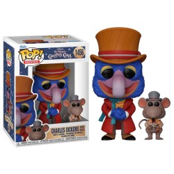 Boneco Disney The Muppet Christmas Carol Charles Dickens with Rizzo Pop Funko 1456