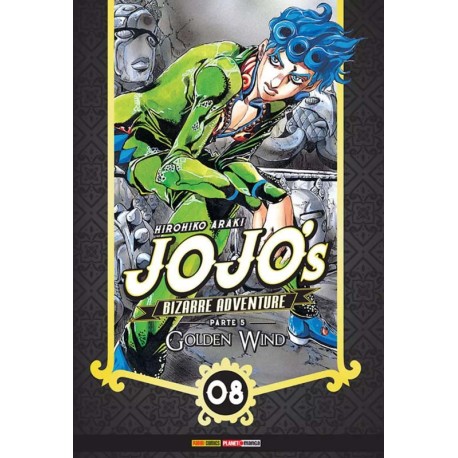 Mangá Jojo's Bizarre Adventure Parte 5 Golden Wind Volume 08