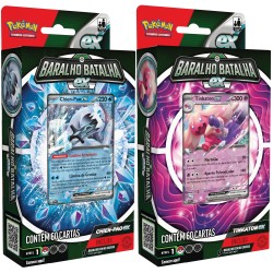2 Decks Pokémon Baralho Batalha EX Chien-Pao EX e Tinkaton EX Copag