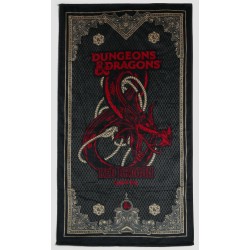 Toalha de Banho Veludo Dungeons & Dragons Red Dragon Chaotic Evil Edição Limitada CCXP 2022