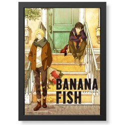Quadro Decorativo Banana Fish Ash Lynx e Eiji Okumura geek.frame