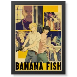 Quadro Decorativo Banana Fish Mangá geek.frame