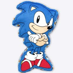 Almofada em Veludo Sonic The Hedgehog Gotta Go Fast