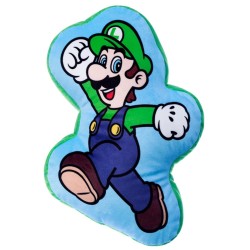 Almofada em Veludo Super Mario Luigi