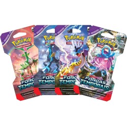 Booster Cards Pokémon Escarlate e Violeta Forças Temporais Copag