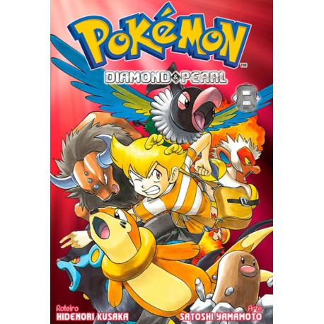 Mangá Pokémon Diamond e Pearl Volume 08