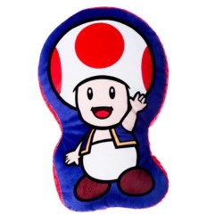 Almofada em Veludo Super Mario Toad
